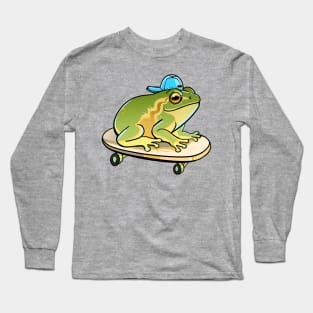 Skateboard Frog Long Sleeve T-Shirt